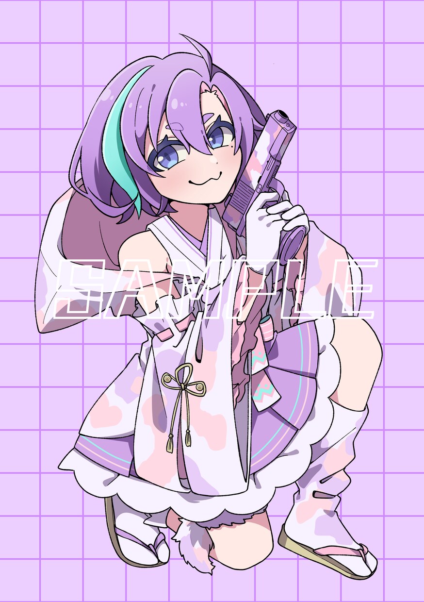 カラフルで目を引くイラスト描きます アイコン、立ち絵、サムネイルなどに！ イメージ10