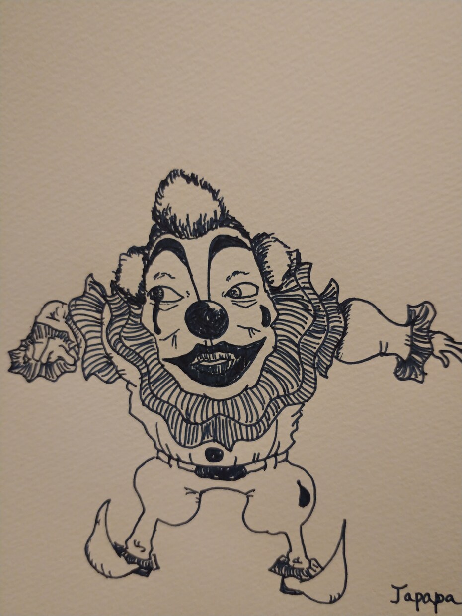 制作済みのイラストを販売します ボールペン一本、一色で好きなものを描いてます。 イメージ4
