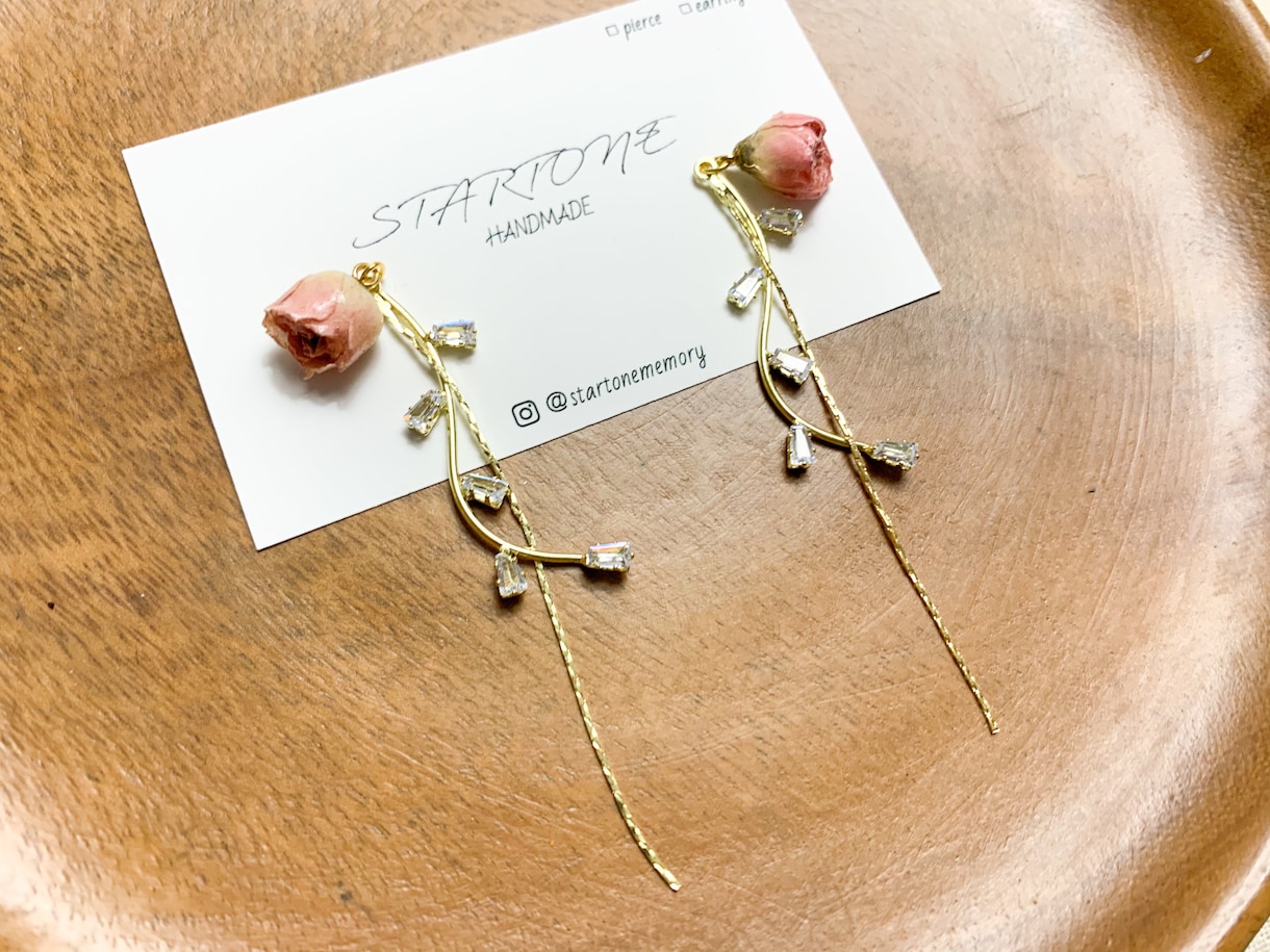 あなただけのピアス、大切な方へのピアス作ります 日常を彩るアクセサリー作り致します♡ イメージ1