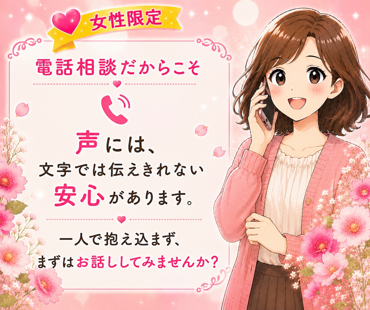 1分だけでも大丈夫♡あなたのお話をお聴きします 子育て/夫婦/人間関係/仕事/不妊/嫁姑問題など イメージ5