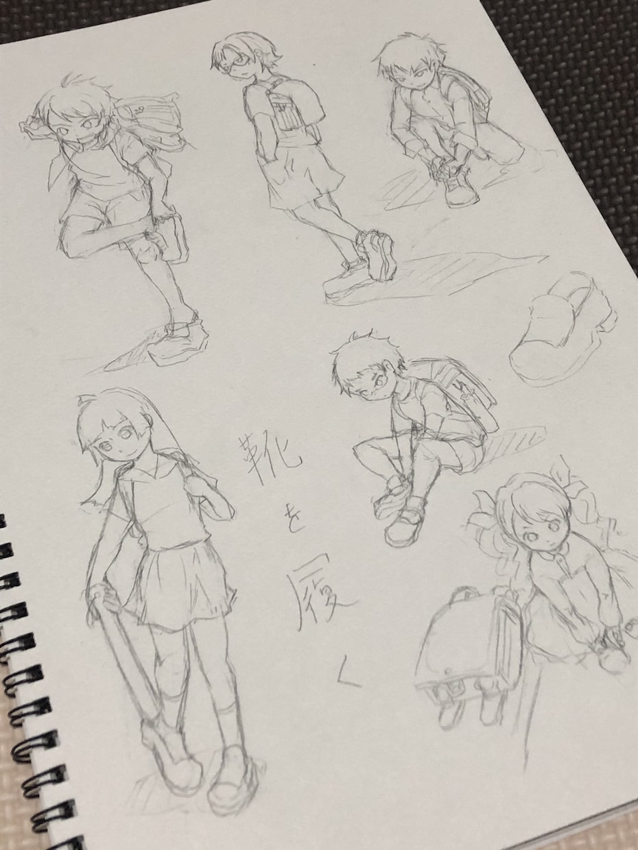 キャラの動きを魅せる為のイラスト赤ペン添削します 絵の添削だけでなく、画力向上、次のステップを目指す方へ イメージ5