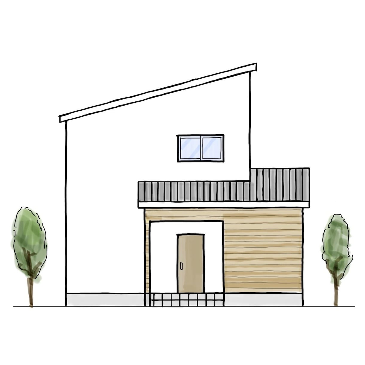 住宅の間取りを提案します 平面図とパースを納品。現役の設計士として理想の間取りを作成 イメージ3