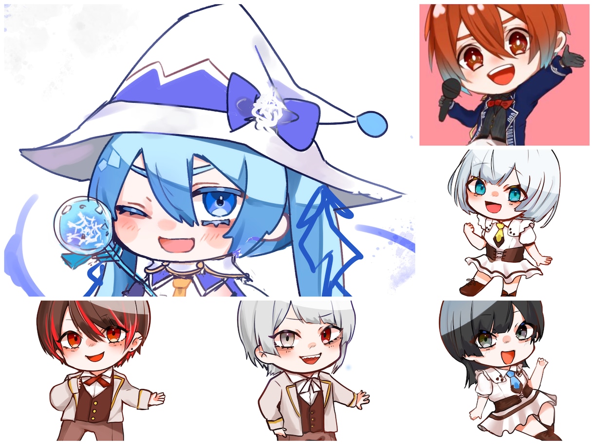 SALE中 かっこいいイラストを描きます キャラクター、動画用1枚絵、Vtuber、trpg立ち絵など イメージ7