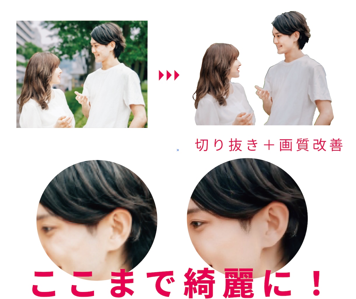 女性向けのEC商品画像作製します 画質改善オプションも有り！長方形も正方形もお任せください！ イメージ2