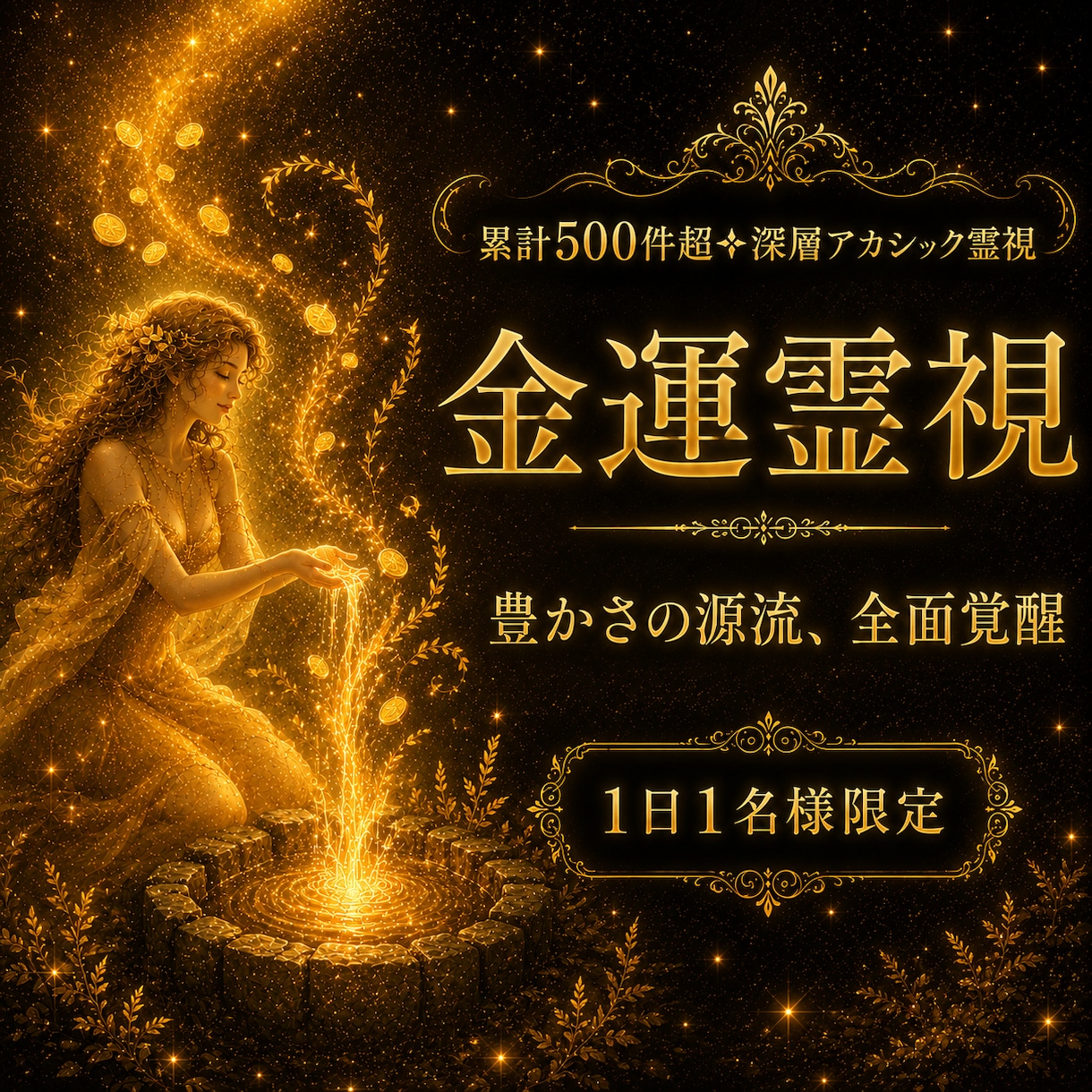 金運霊視✦潜在意識に眠る豊かさの源流を視抜きます 自分に使うお金に、罪悪感がわく。その理由を視ます イメージ1
