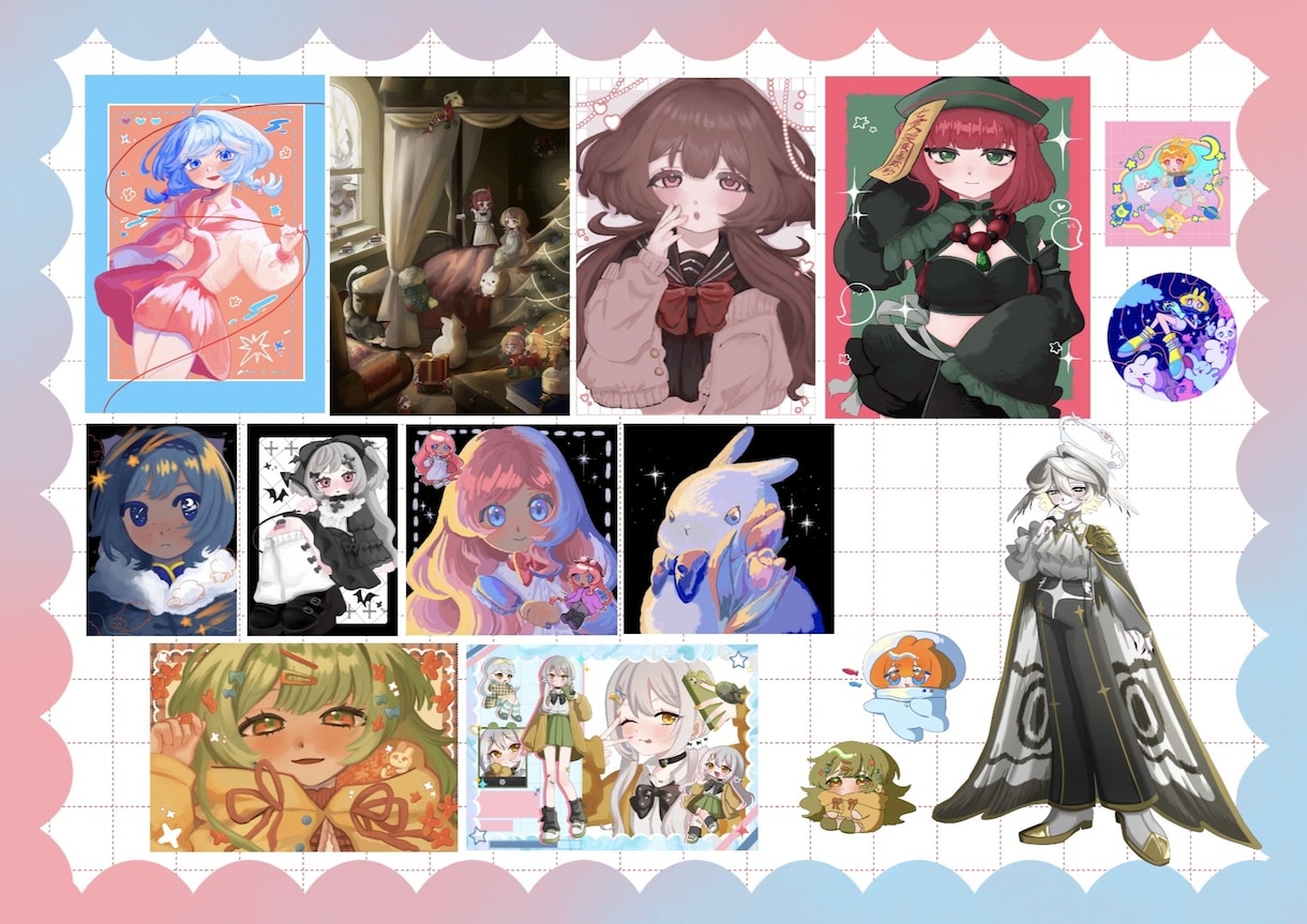 商用OK！かわいい立ち絵や一枚絵制作します 一枚絵、立ち絵、SNSアイコン、歌ってみた等対応可能！ イメージ10