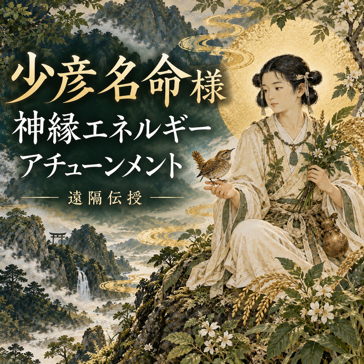 少彦名命様のご縁から生まれたヒーリングを伝授します ヒーラー様向け。いつものヒーリングに、新たな選択肢をプラス イメージ1