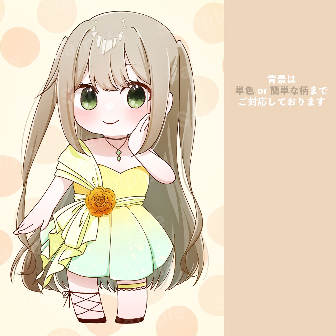 先着3名様限定！可愛いデフォルメキャラ描きます モニター募集中！SNSアイコンなどに使用できます♪ イメージ3