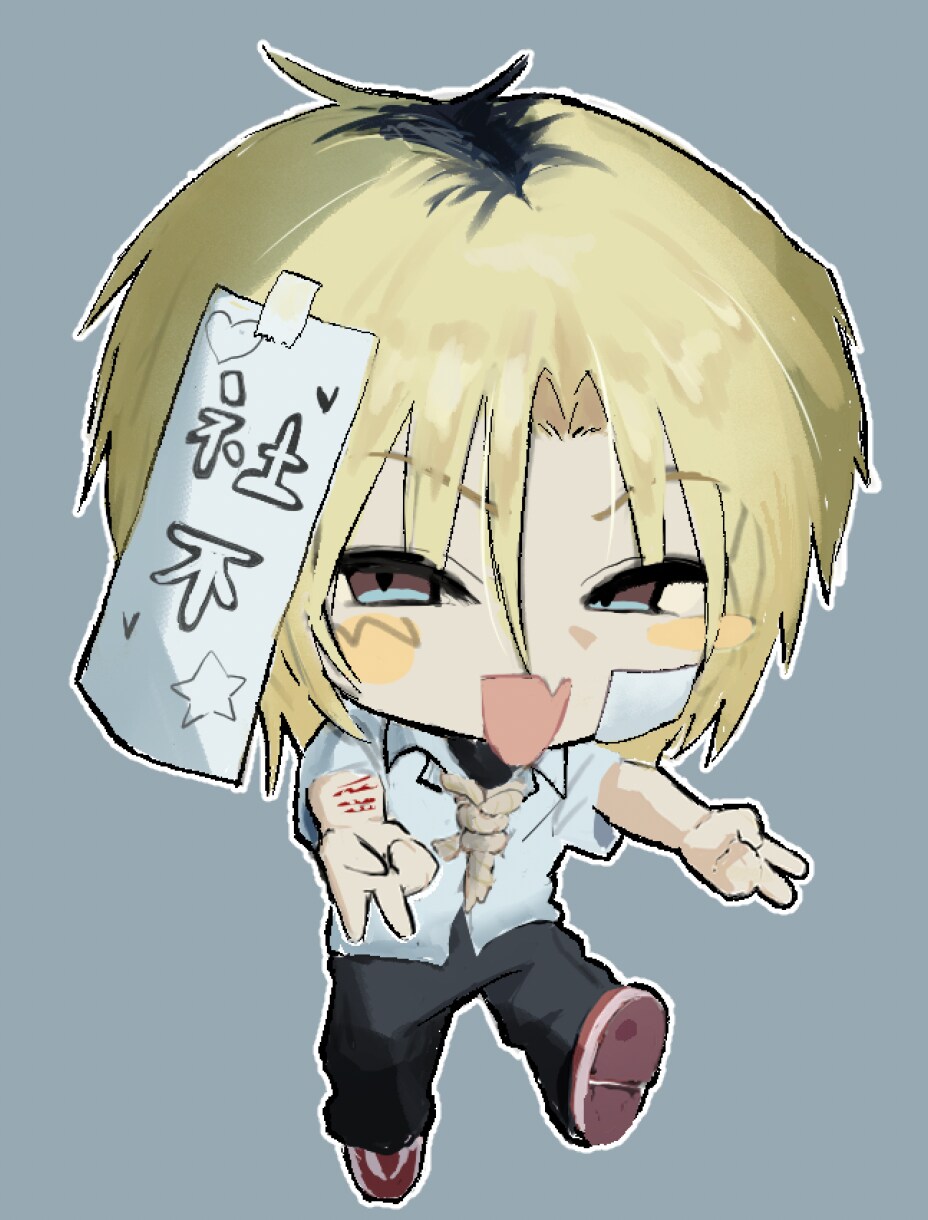 漫画 キャラデザ 一枚絵(サムネ絵)制作いたします 不穏な空気感のダークコメディを得意としています。 イメージ1