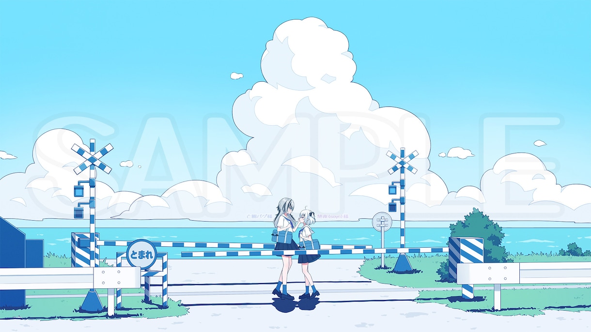 シンプルな一枚絵制作します お急ぎ納品対応可/アイコンやサムネイルにも◎ イメージ3
