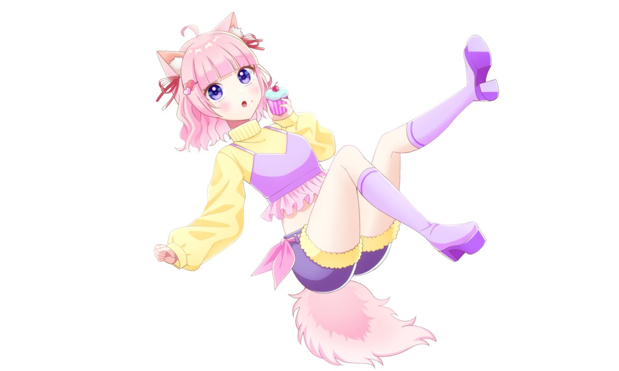 一名限定！9枚の犬の女の子イラスト販売してます これからキャラクターが欲しい方へ イメージ3