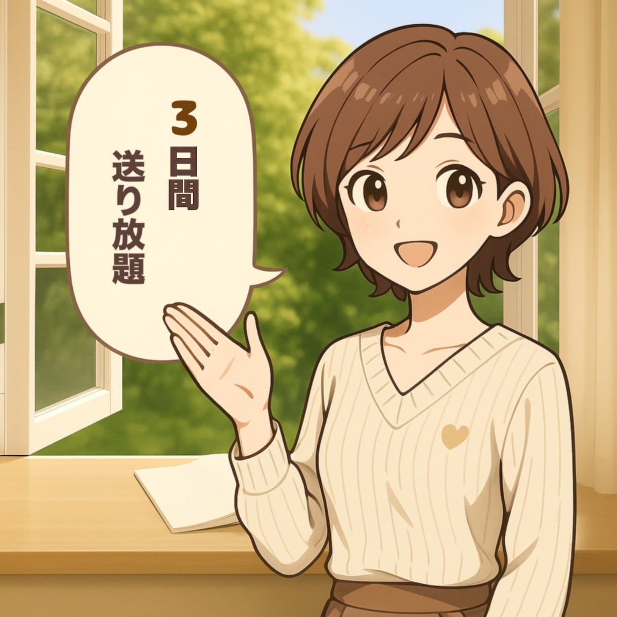 3日間自由なやりとりを通じて悩みを軽くします ⭐︎短文長文、何時でも何回でも大丈夫！子育て介護仕事全てOK イメージ1