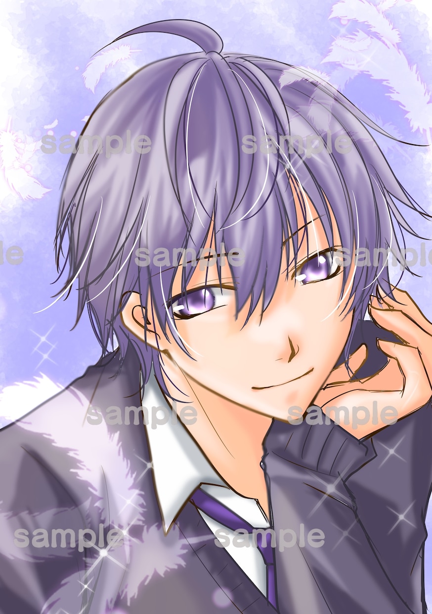 優しくて元気の出るイラスト描きます SNSで使えるキラキラして可愛いアイコンやイラスト描きます！ イメージ9