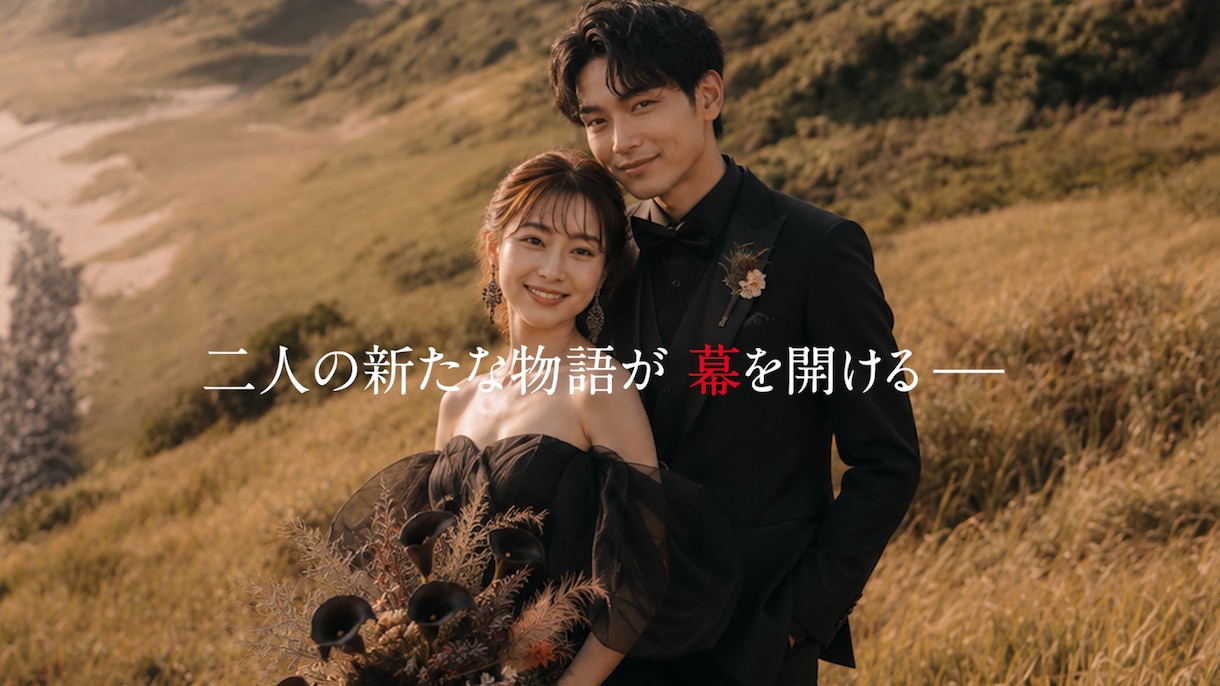 結婚式オープニングムービー VIVANT風作ります ドラマのような壮大な演出｜フリー音源 イメージ7