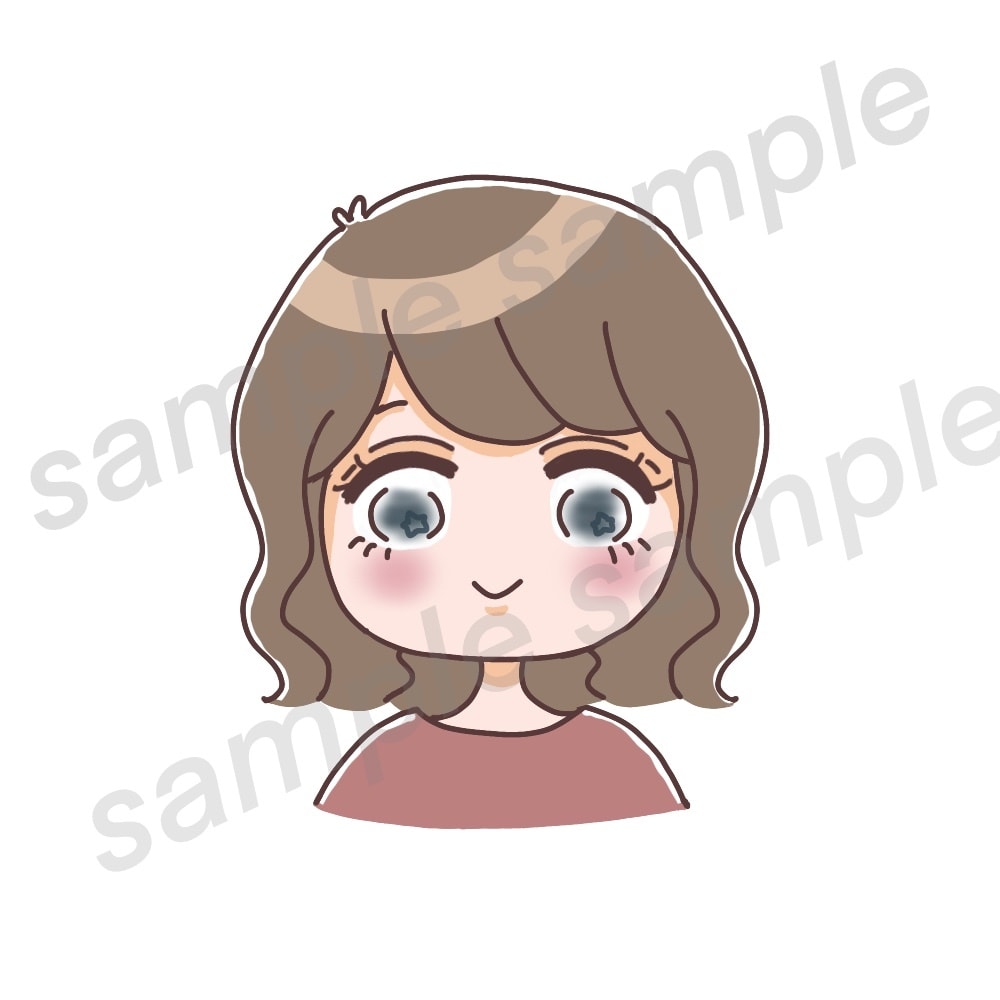 かわいいゆるふわアイコンを描きます ブログやSNSのアイコンにご利用下さい！｟最安値｠ イメージ4