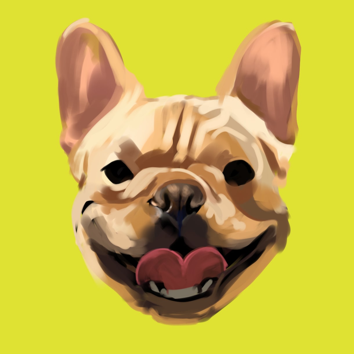 SNSのアイコンに！かわいい愛犬の似顔絵描きます 現役デザイナーがアイコンにぴったりな愛犬のイラストを描きます イメージ1