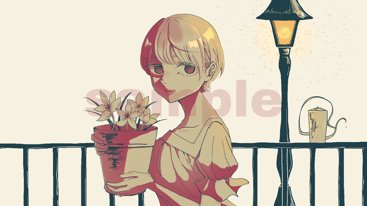MV・歌ってみた等の動画のイラスト作成承ります アイキャッチに欠かせない印象的な一枚絵イラストをお届け イメージ1