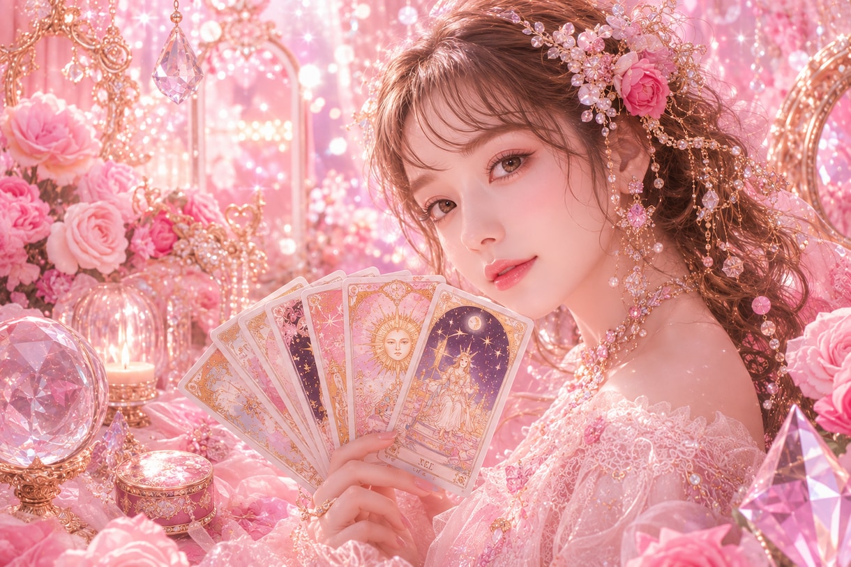 恋愛・ビジネスに♡タロット占いで悩みに寄り添います やさしく寄り添い、いっしょに問題解決を目指します イメージ1