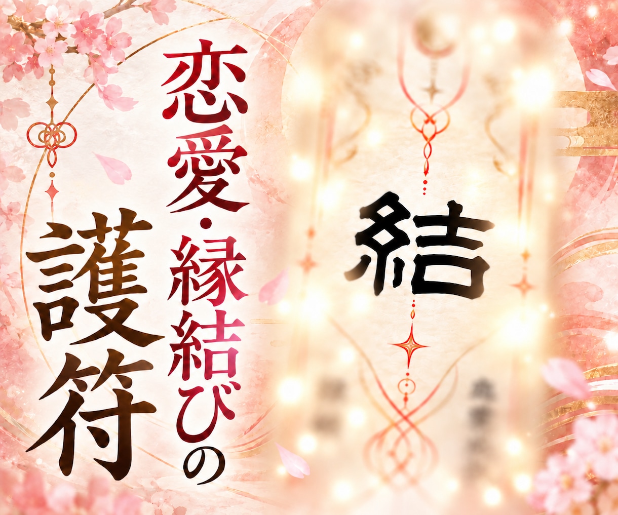 恋愛・縁結び｜願いを託す護符をお届けします 目に見えない恋の願いを、筆でひとつの形に イメージ1