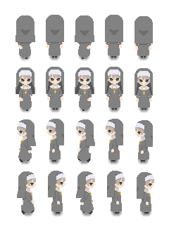 綺麗でかわいいドット絵＆PixelArt描きます マップ、立ち絵、一枚絵 etc…アニメーションもお任せを‼️ イメージ5
