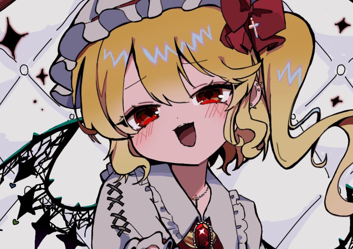 闇可愛いイラスト/アイコン絵/ミニキャラ描きます 地雷系、男の娘、ショタ、ケモ耳は大得意◎ イメージ2