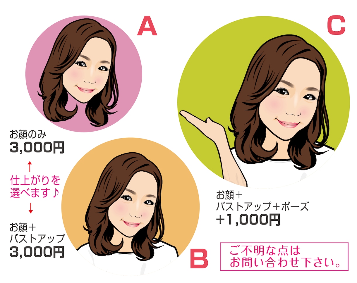 SNSや名刺に使える可愛い似顔絵をお描きします あなたらしさが伝わる ポップでやさしい似顔絵アイコン★ イメージ4