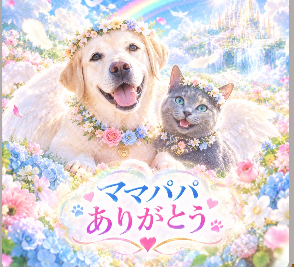 ペットちゃんがお話したい事あなたへの気持ち届けます 愛するペットちゃんたちの気持ち・感情を詠みとりお伝えします イメージ1