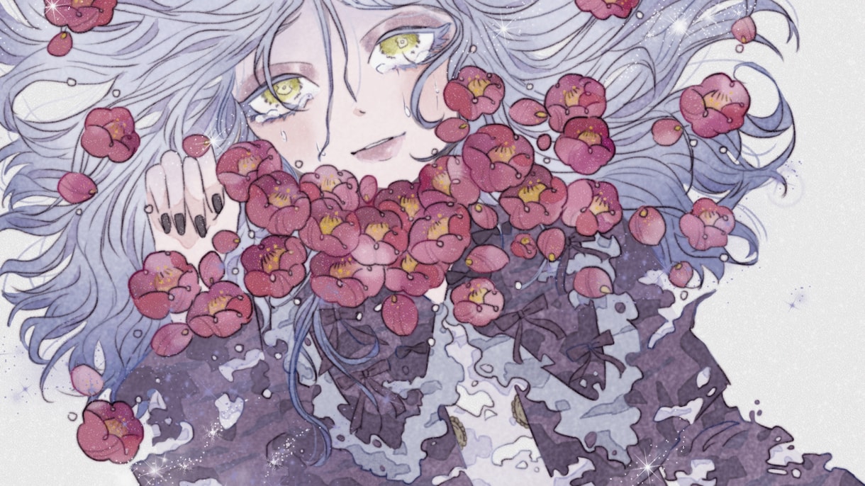 個人◎商用◎雰囲気のあるイラスト描きます 歌ってみたのサムネやSNSのアイコンなどに！ イメージ3