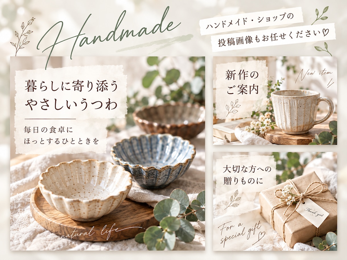 CanvaでInstagram投稿画像3枚作ります イメージが曖昧でもOK！丁寧にヒアリングして形にします イメージ4