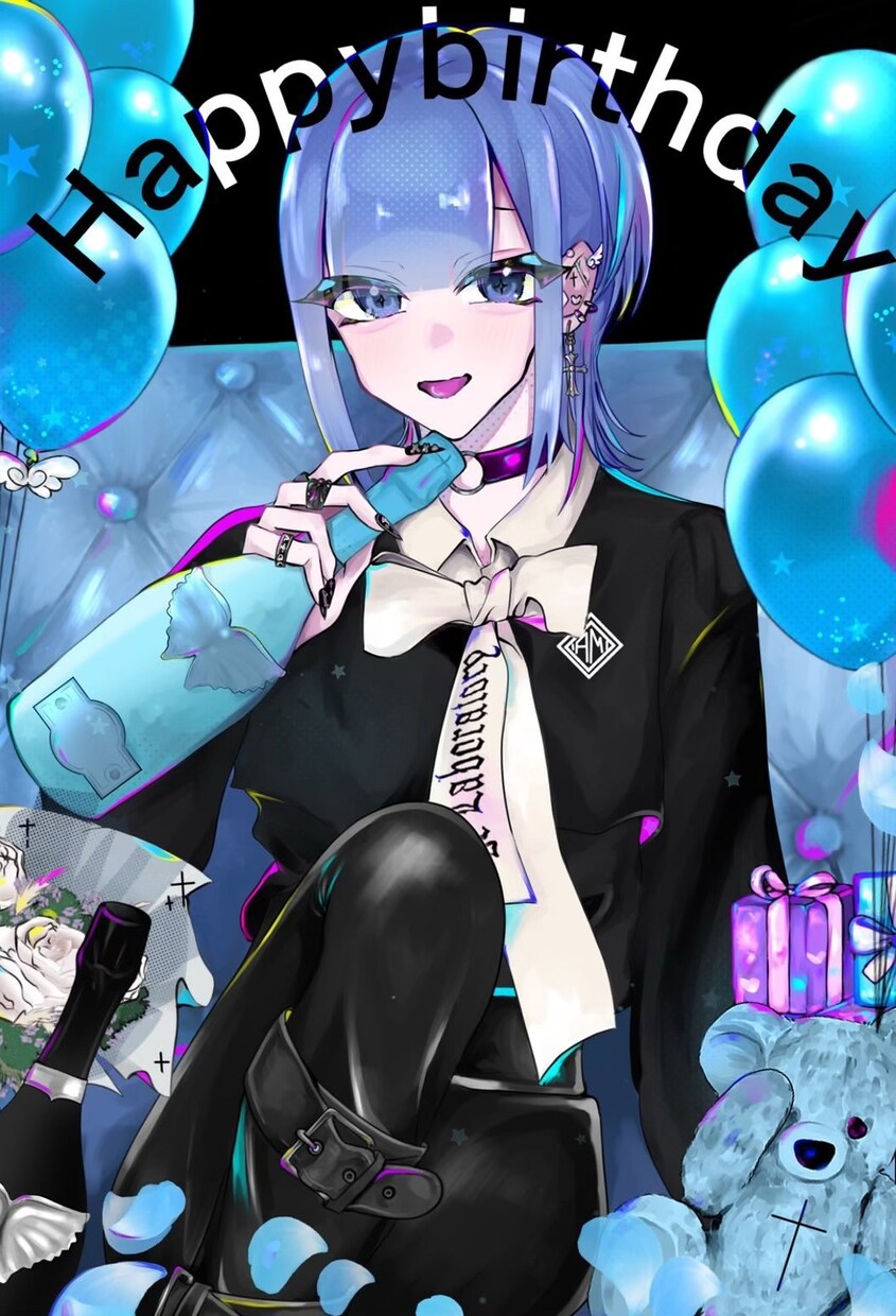 夢絵、イラスト依頼を募集します ネオン感ある塗りと、ハッキリした線のタッチが得意です！ イメージ1
