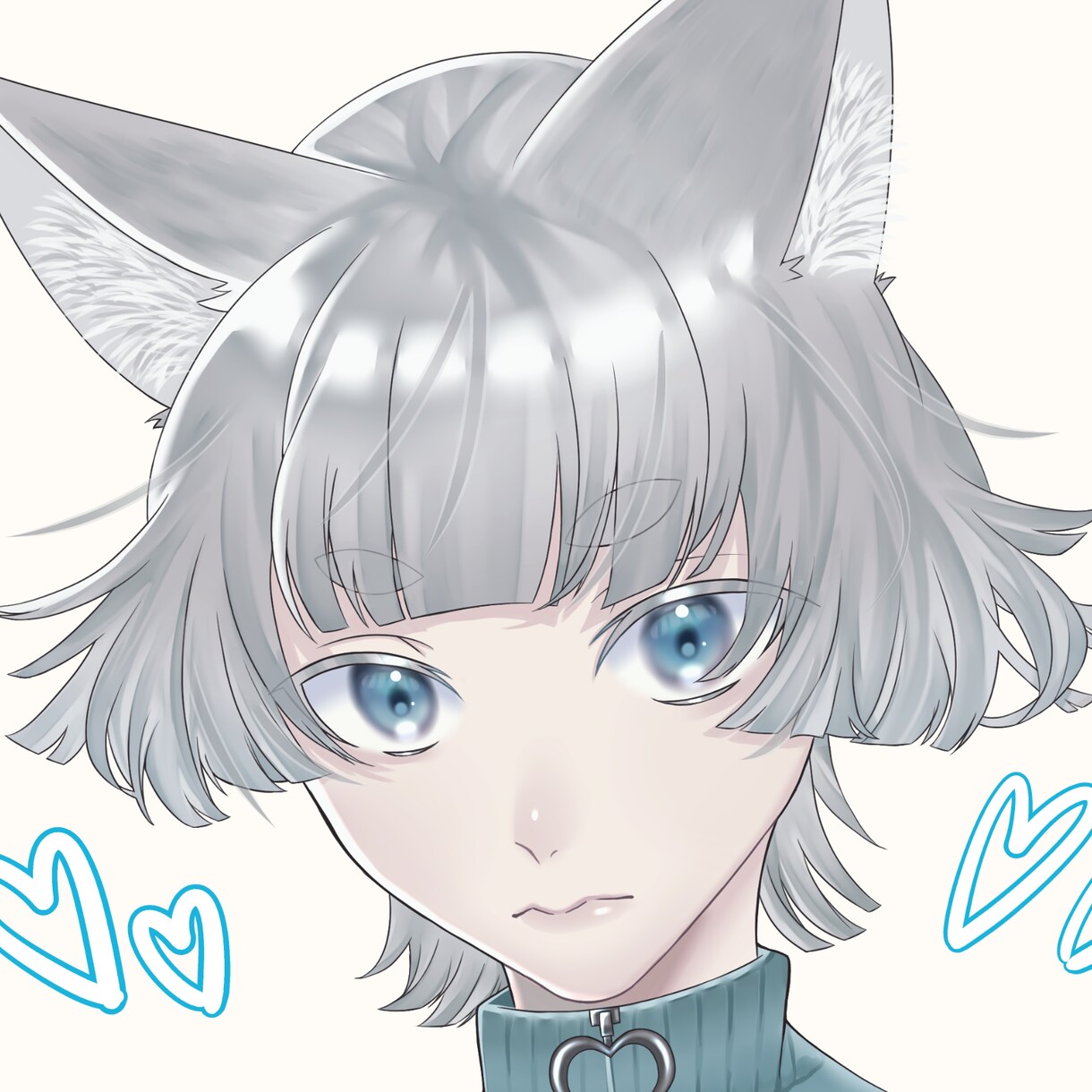 SNSやYouTubeなどのアイコン制作いたします かわいい女の子のイラストやケモ耳が得意！ イメージ2