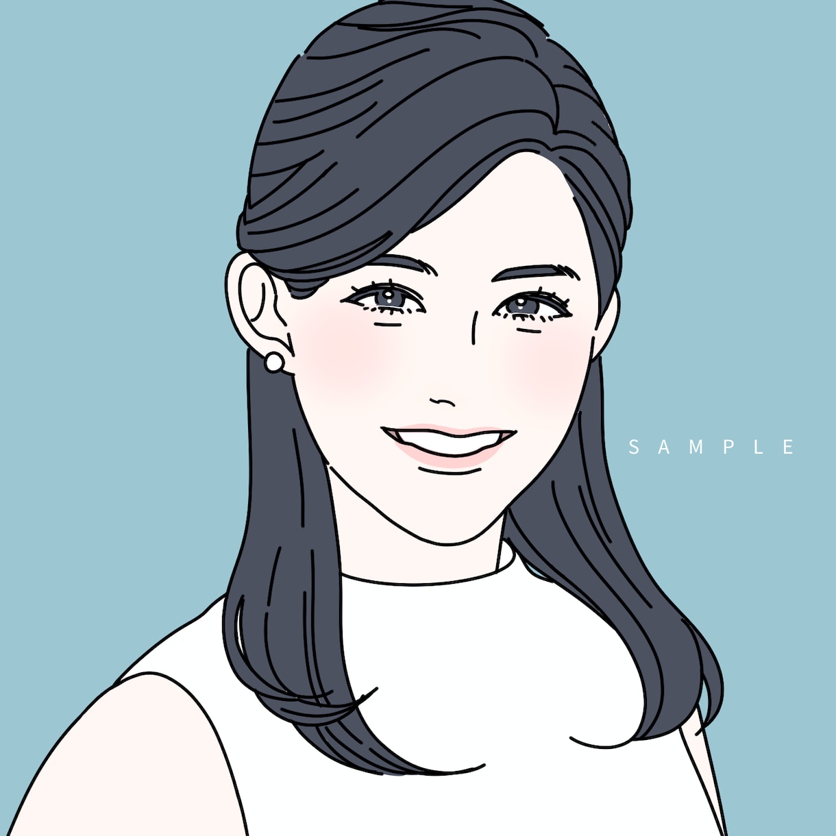 おしゃれでちょうどいいリアルな似顔絵お描きします 使い道様々！魅力をさらに引き出すオーダー似顔絵 イメージ5