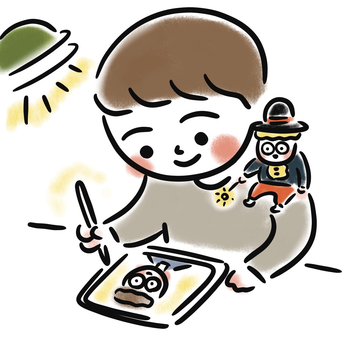 あなたの顔をイラストに⭐︎似顔絵アイコン描きます SNSやインスタなどにも最適♪★即日～7日で納品！ イメージ10