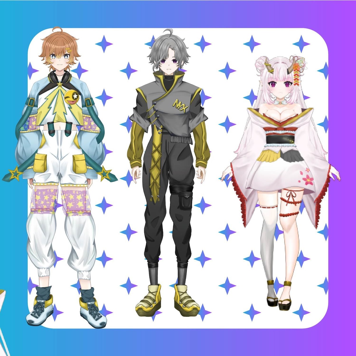 １０体以上の実績あり！理想にVTUBER仕上げます オリジナリティー溢れるあなただけのVTUBER作成！ イメージ2