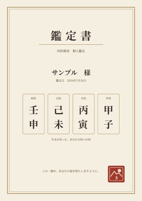 四柱推命◆あなた専用の打開策まで鑑定します 当てて終わりにしない。今日できる一歩まで具体化する文章鑑定。 イメージ3