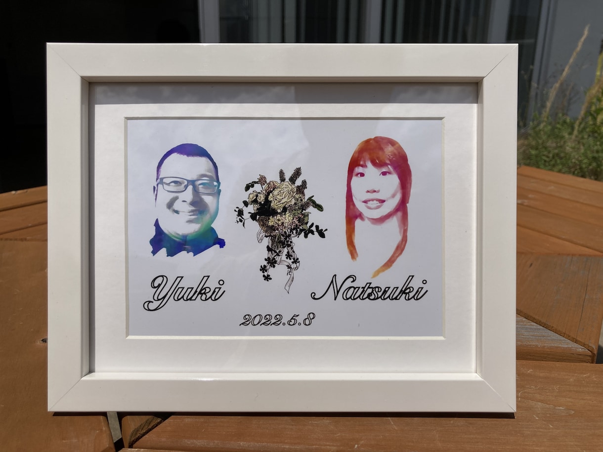 結婚式のウェルカムボードを作成します シンプルでお洒落な作品で、友達と思い出を共有しましょう！ イメージ4