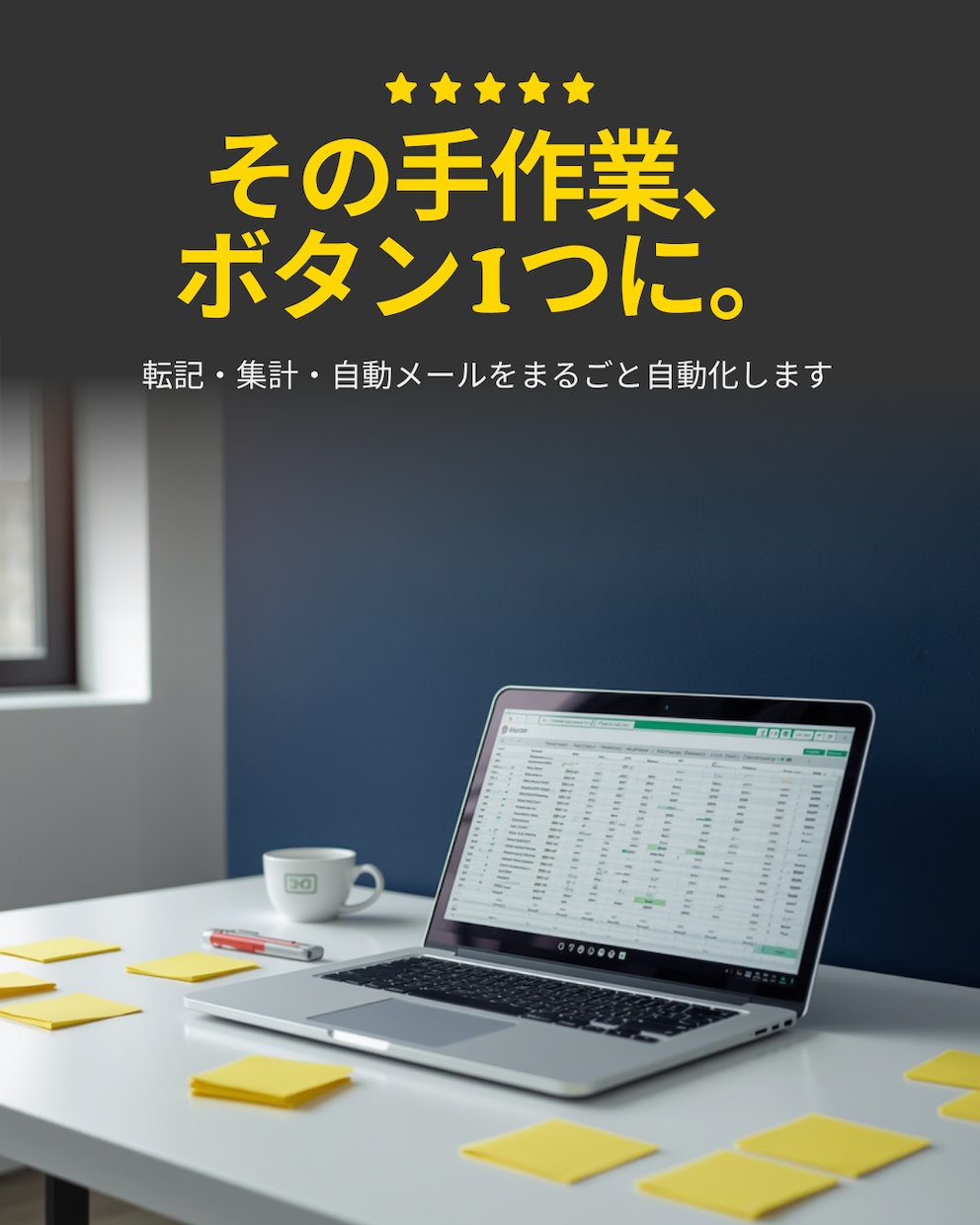 スプレッドシートの繰り返し作業を自動化します 転記・集計・自動メールを現場目線で時短します イメージ1