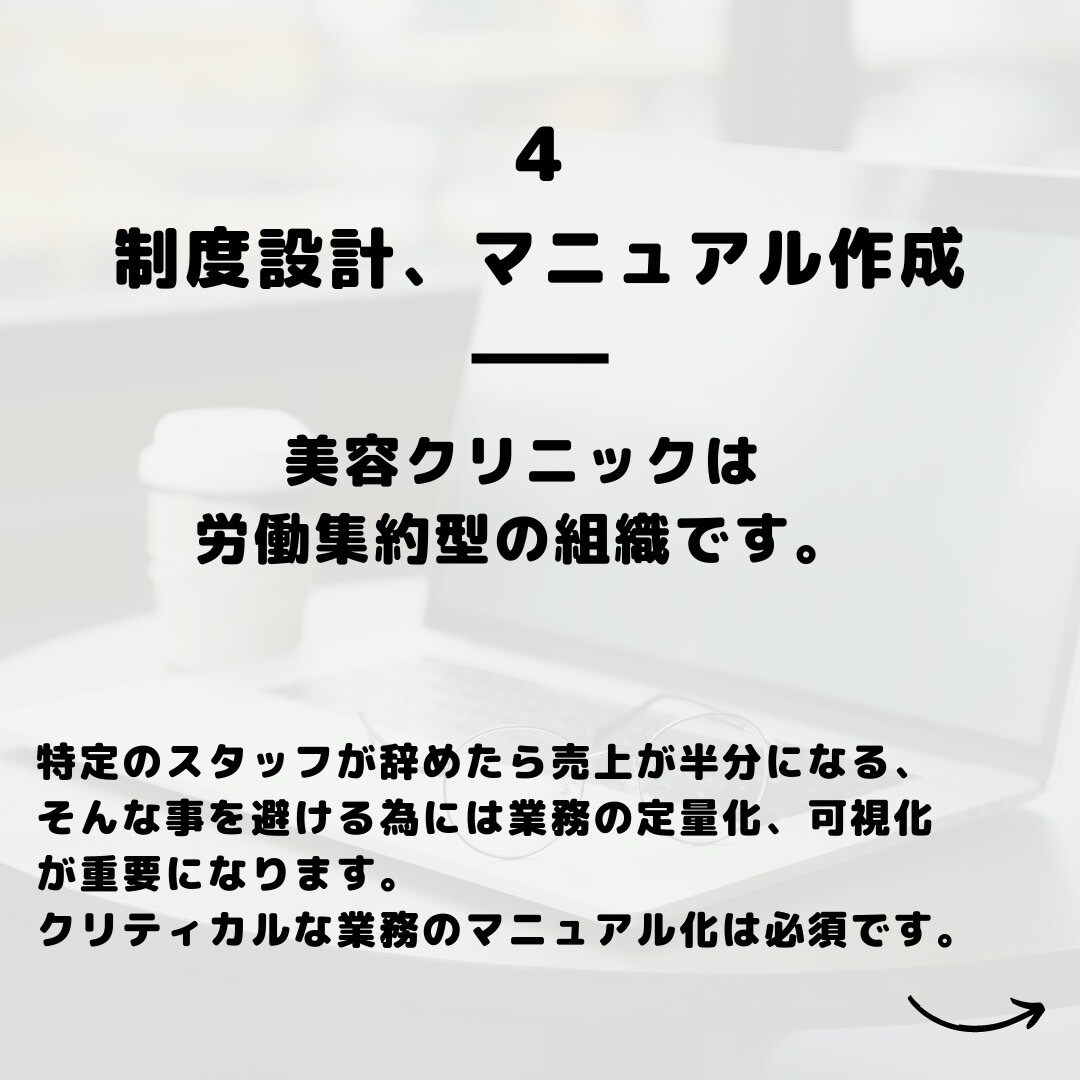 美容クリニックの開業/事業改善のご相談を承ります 【医師/経営者向け】運営/集患/DX導入をトータルサポート イメージ6