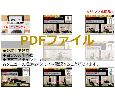 プロがスタイル改善トレーニングメニュー作成します あなたの骨格や姿勢に合わせた完全オーダメイドサービスをご提供 イメージ3