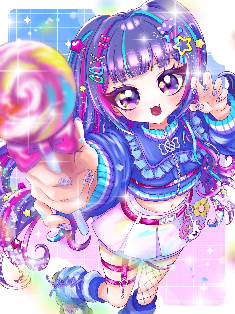 Vtuber・IRIAM向け可愛い一枚絵制作します キラキラで可愛いイラストを短納期で！ イメージ7