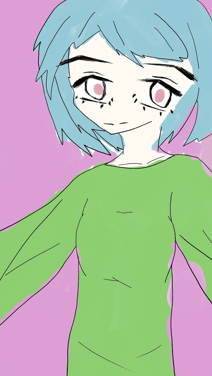 バストアップイラストを描きます ラフ風のイラストが欲しいあなたに イメージ1