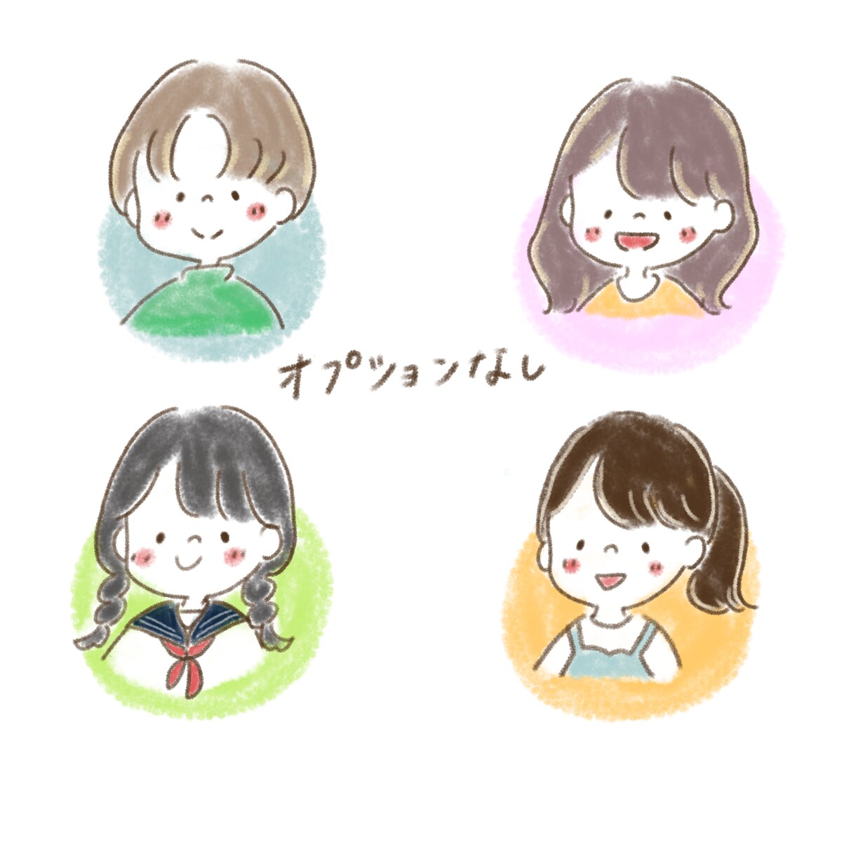 ゆるめのイラストでアイコン作成します ふんわりタッチのイラストでアイコン作成します！ イメージ2