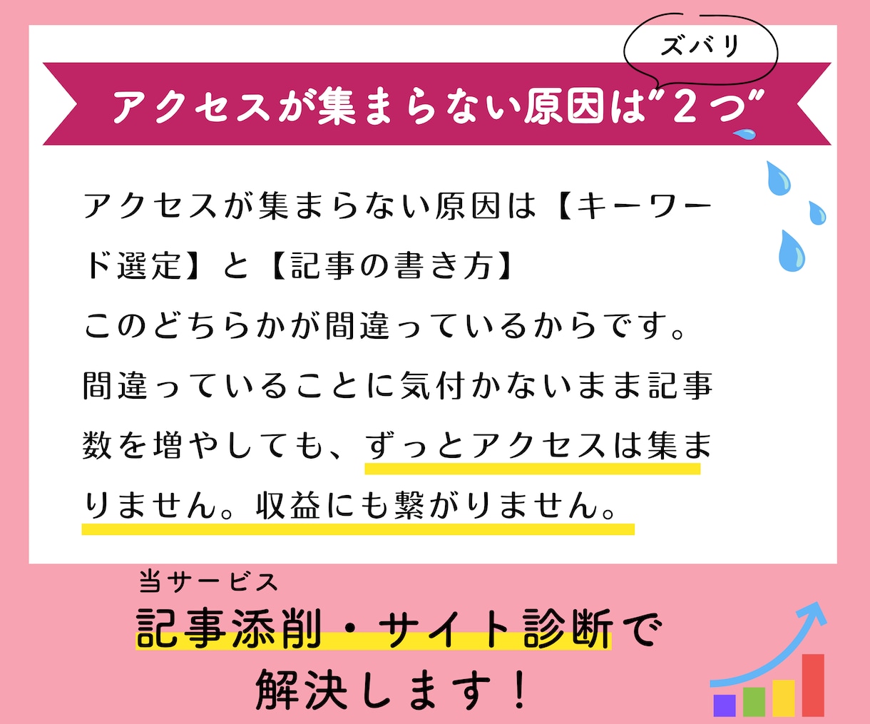 ブログ・アフィリエイト記事の添削＆サイト診断します テーマ選定からタイトル、リライトの方法等、全方位でアドバイス イメージ3