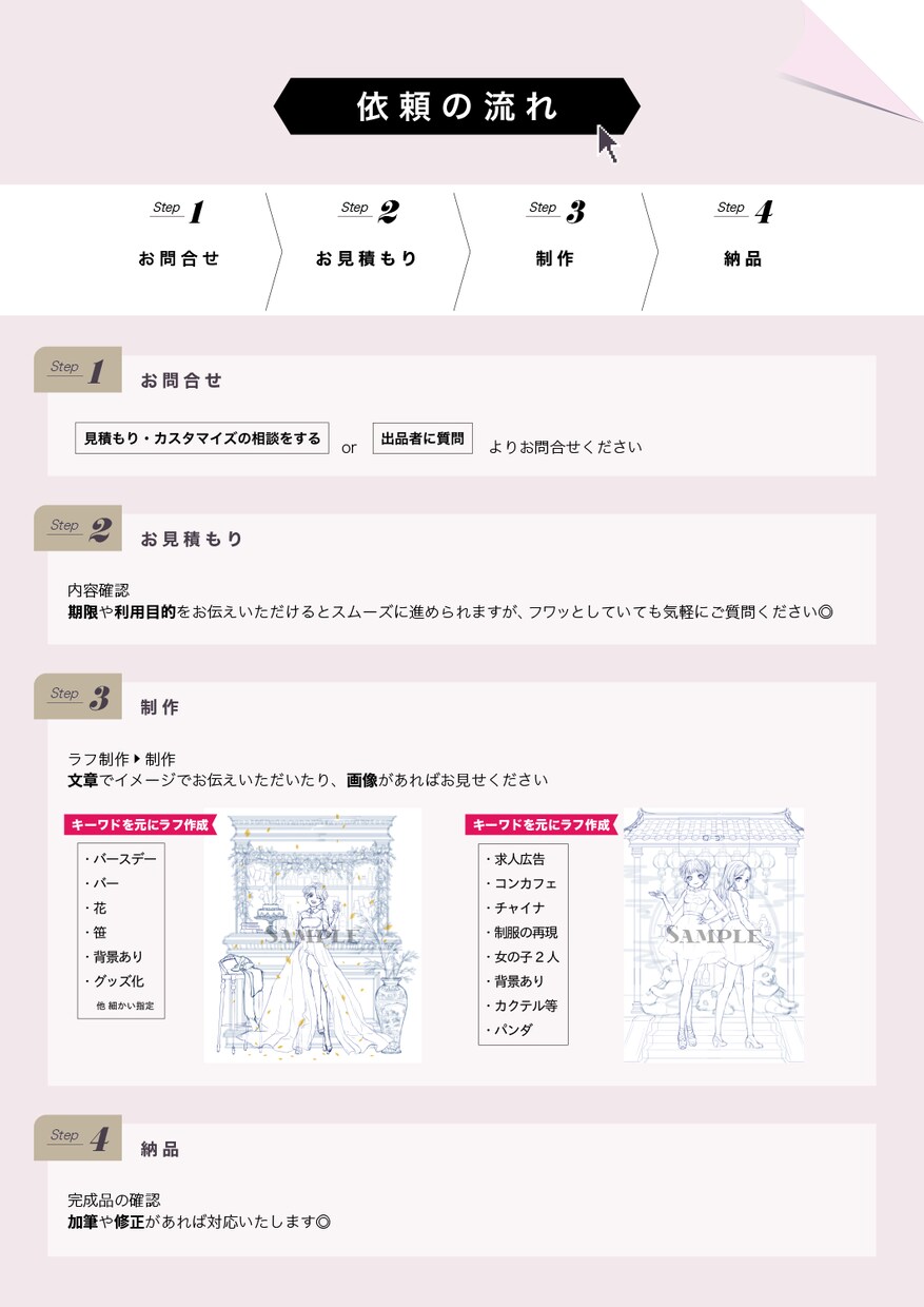 目を引くキラキラしたキャライラスト作成いたします 目を引く色使いと繊細なキャラクターや小物の描写が得意です イメージ3
