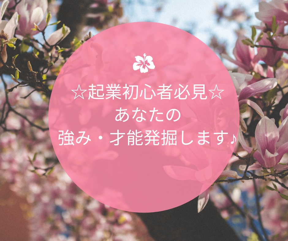 強み・才能を生かしていきたい方の相談のります これから起業していこうと思っているけど不安な方向け♪ イメージ1
