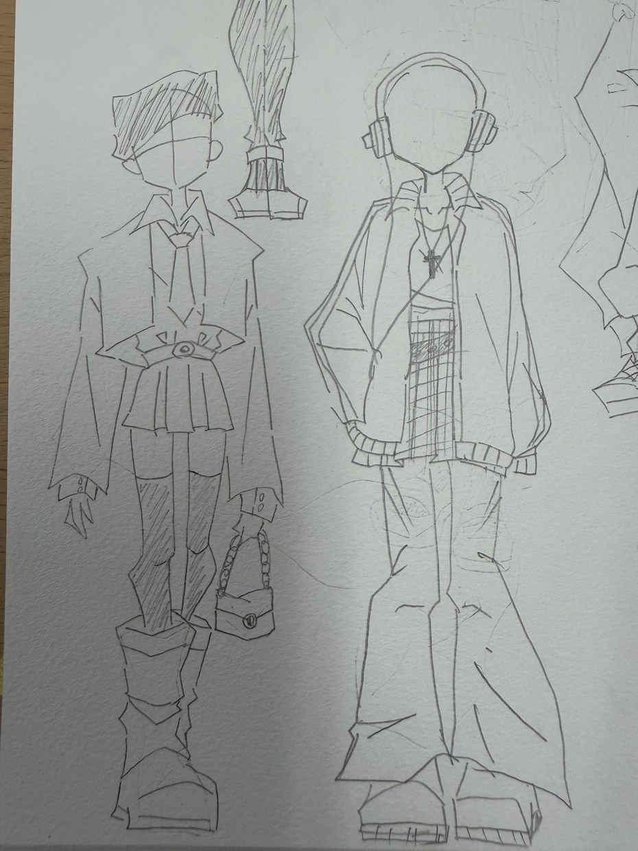 可愛い病み系の絵を描きます オリキャラさんお描きします！男性キャラや動物も可能です！ イメージ7