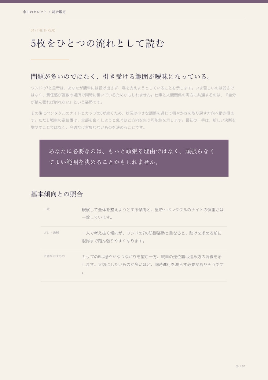 迷いの現在地を5枚のタロットで総合鑑定します 5枚のカードであなたの知らないあなたを深堀り イメージ9