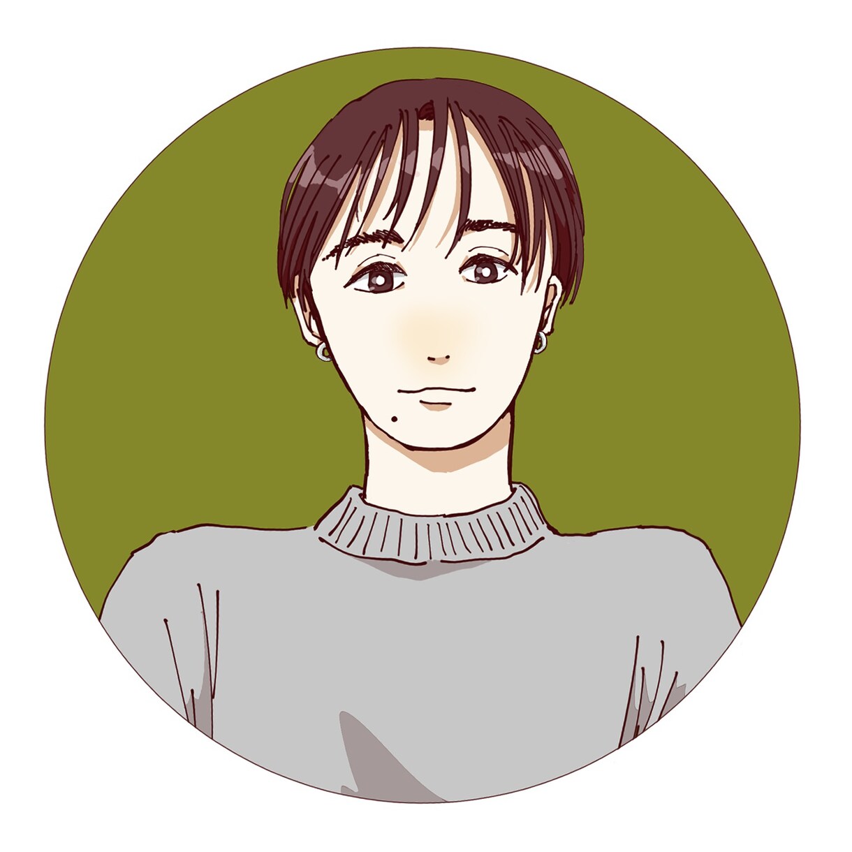 SNS等のアイコンのイラストを描きます シンプルで落ち着いた絵柄や、シックで雰囲気のある絵柄で イメージ3