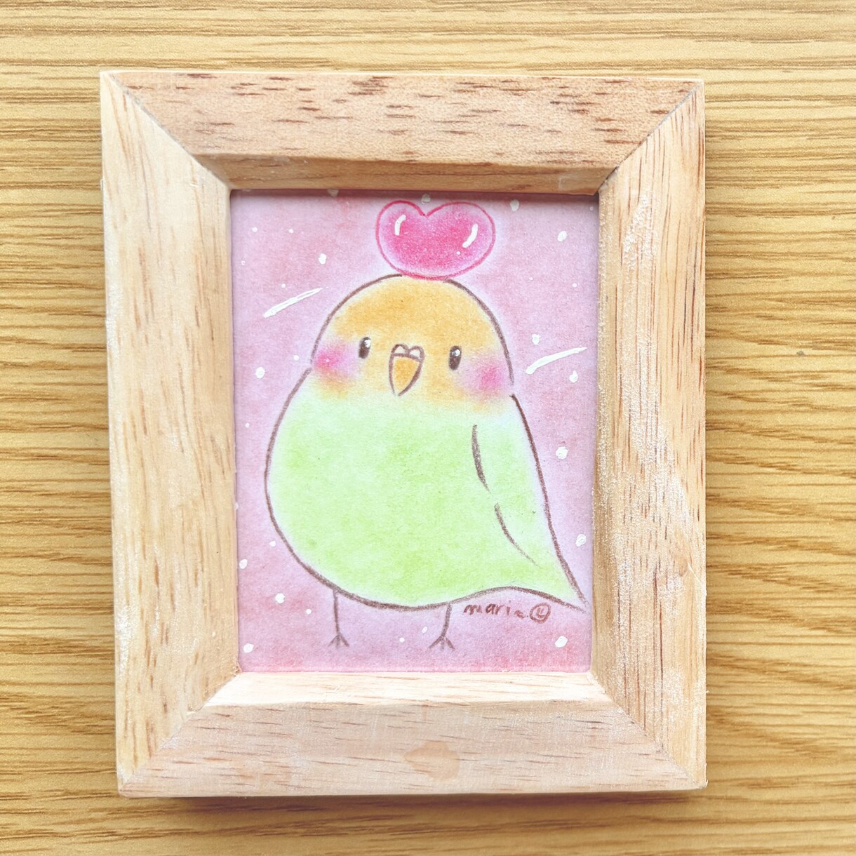 大切なうちの子さんをふんわりタッチで描きます 世界に一つの手描き原画を可愛いミニ額装付きでお届けします イメージ4