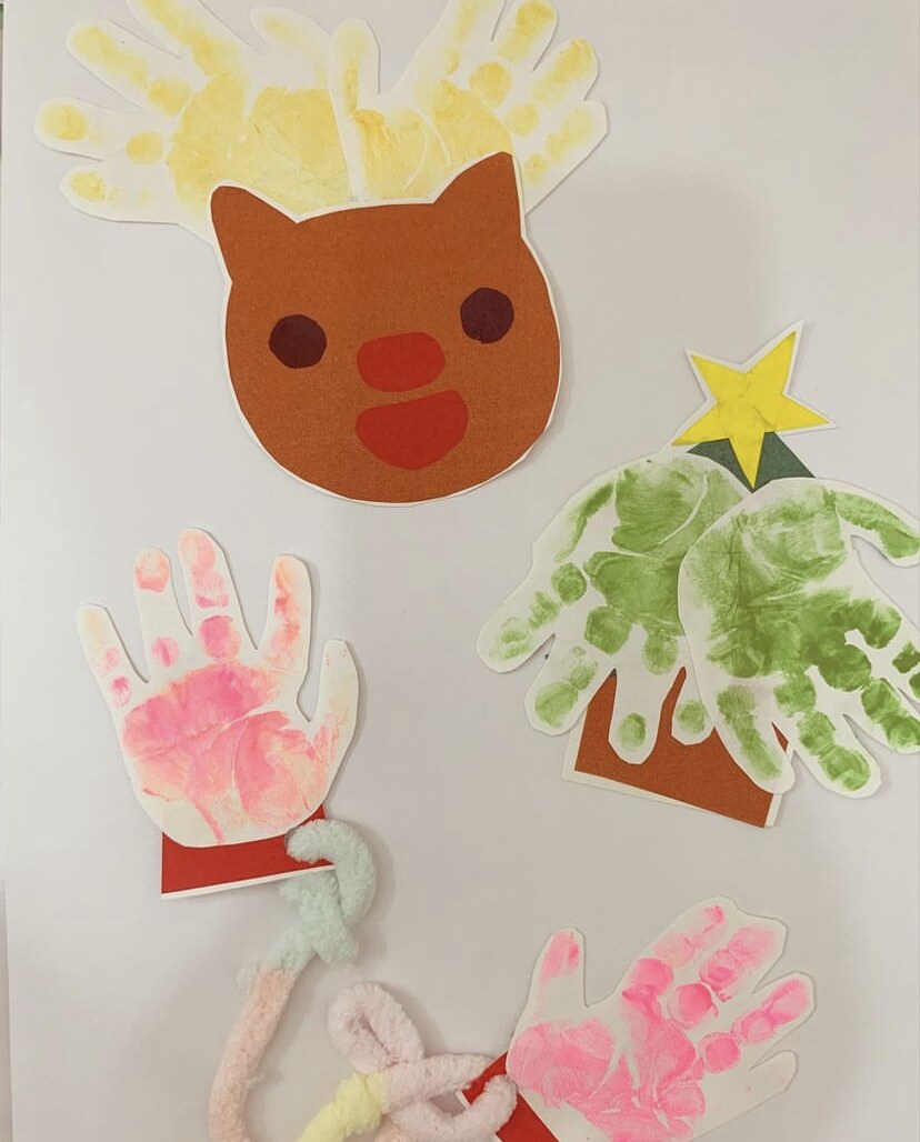小さいお子さん向けのプレゼントお作りします 手形アートで赤ちゃんとの素敵な思い出を作ります。 イメージ2